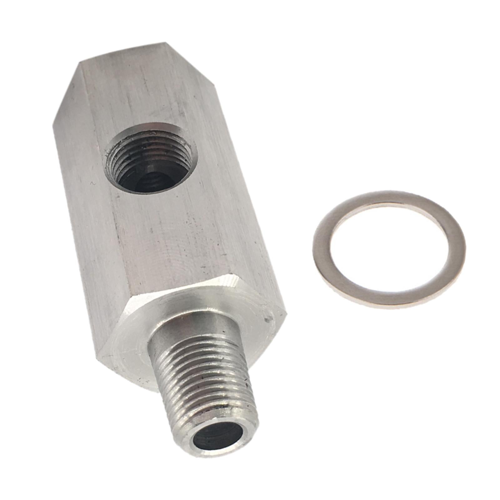 1/8" Oil Pressure Sensor Tee BSPT Gauge Adapter Tee Sturdy for NPT Adapter