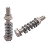 2x M10x1.5 Exhaust Bolt and Spring Hardware Set Repair Parts Professional