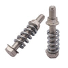 2x M10x1.5 Exhaust Bolt and Spring Hardware Set Repair Parts Professional