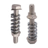 2x M10x1.5 Exhaust Bolt and Spring Hardware Set Repair Parts Professional