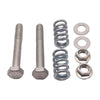 2x M10x1.5 Exhaust Bolt and Spring Hardware Set Repair Parts Professional