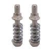 2x M10x1.5 Exhaust Bolt and Spring Hardware Set Repair Parts Professional