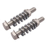 2x M10x1.5 Exhaust Bolt and Spring Hardware Set Repair Parts Professional