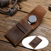 Watch Travel Pouch PULeather Storage Case Protective Cover Organizer for Men