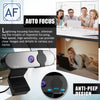 Webcam Computer Camera Auto-Focus for PC Monitor Laptop Live Streaming 4k