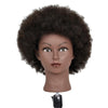 Hair Styling Practice Doll Head Training Mannequin Clamp Afro Light Black