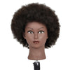 Hair Styling Practice Doll Head Training Mannequin Clamp Afro Light Black