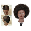 Hair Styling Practice Doll Head Training Mannequin Clamp Afro Light Black