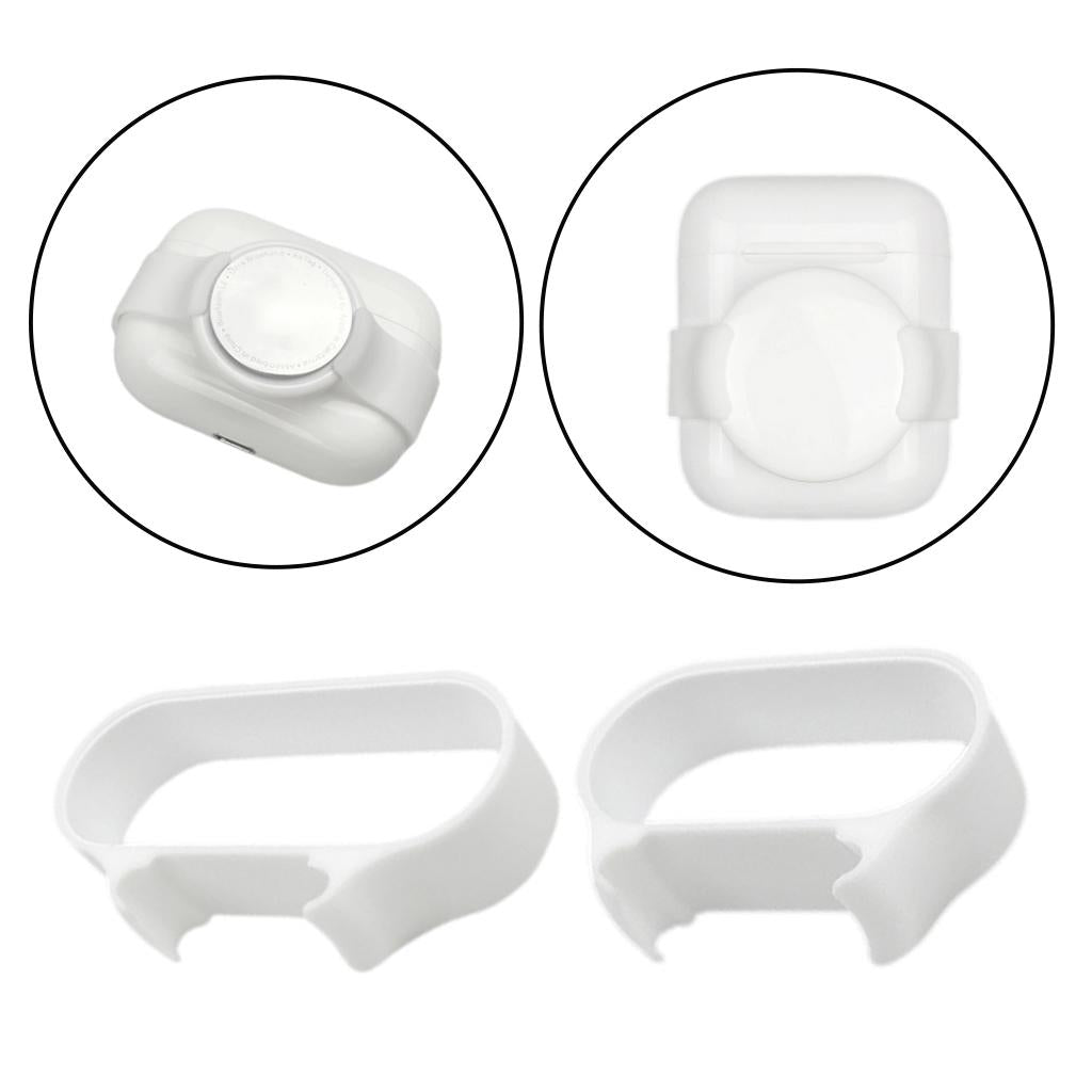 White 4g Mount Bracket for AirPods 1/2 Small Professional Compact Durable