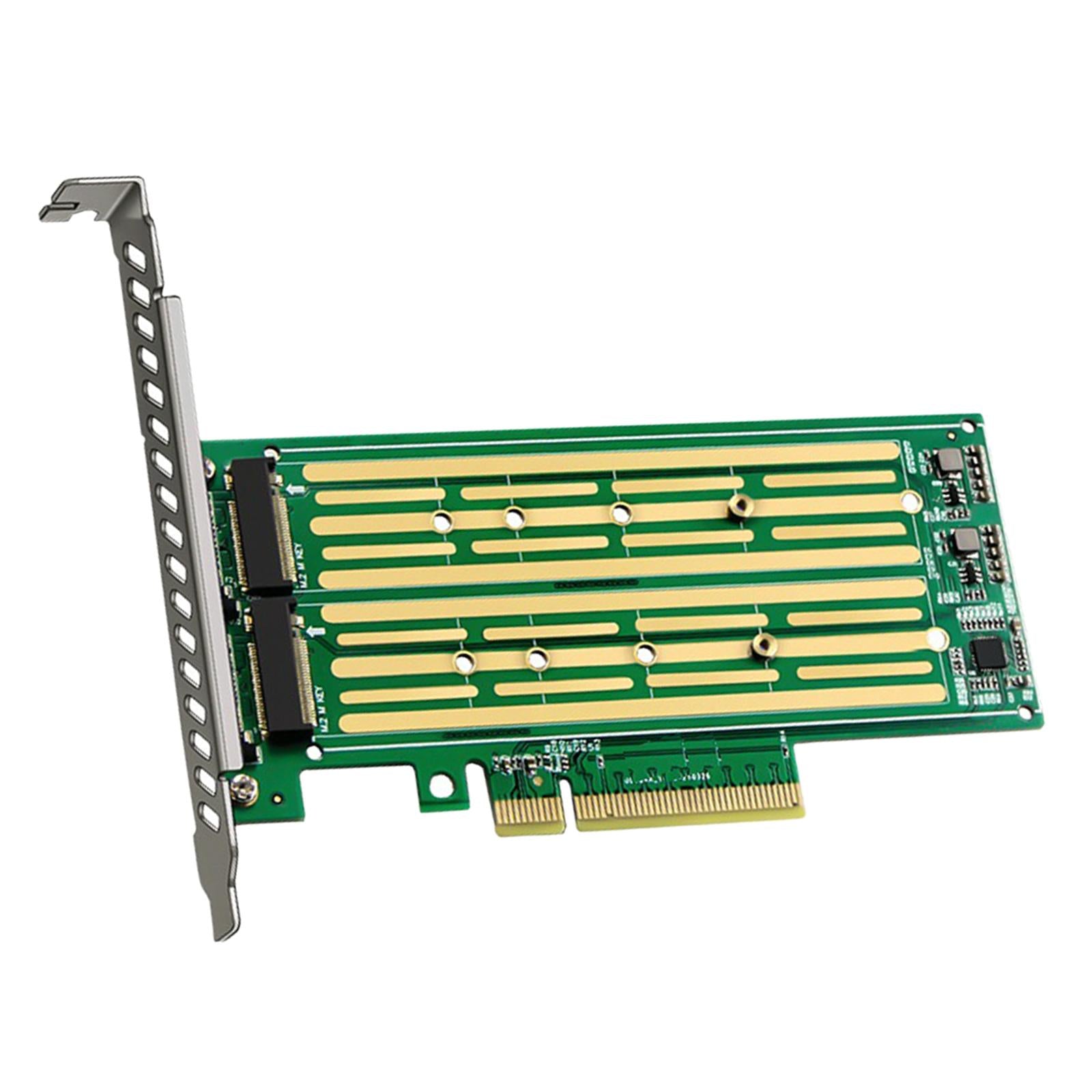 M.2 NVMe SSD NGFF to PCIE 3.0 Adapter M Key B Key mSATA Converter