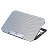 Laptop Cooler Cooling Pad 4 Adjustable Stand Radiator for Laptop PC Silver