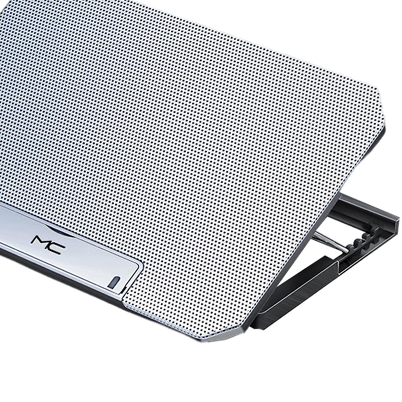 Laptop Cooler Cooling Pad 4 Adjustable Stand Radiator for Laptop PC Silver