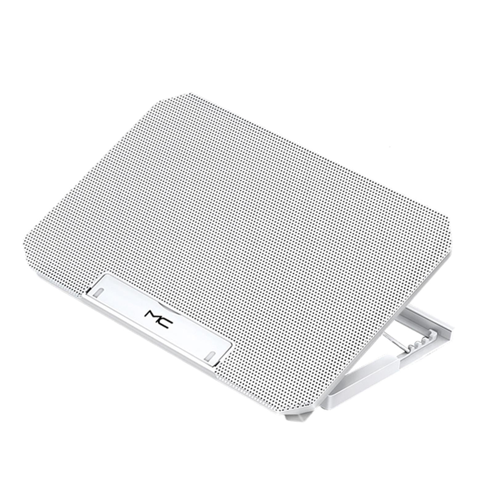 Laptop Cooler Cooling Pad 4 Adjustable Stand Radiator for Laptop PC White