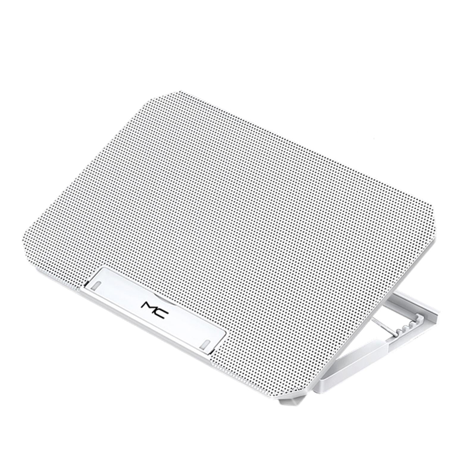 Laptop Cooler Cooling Pad 4 Adjustable Stand Radiator for Laptop PC White