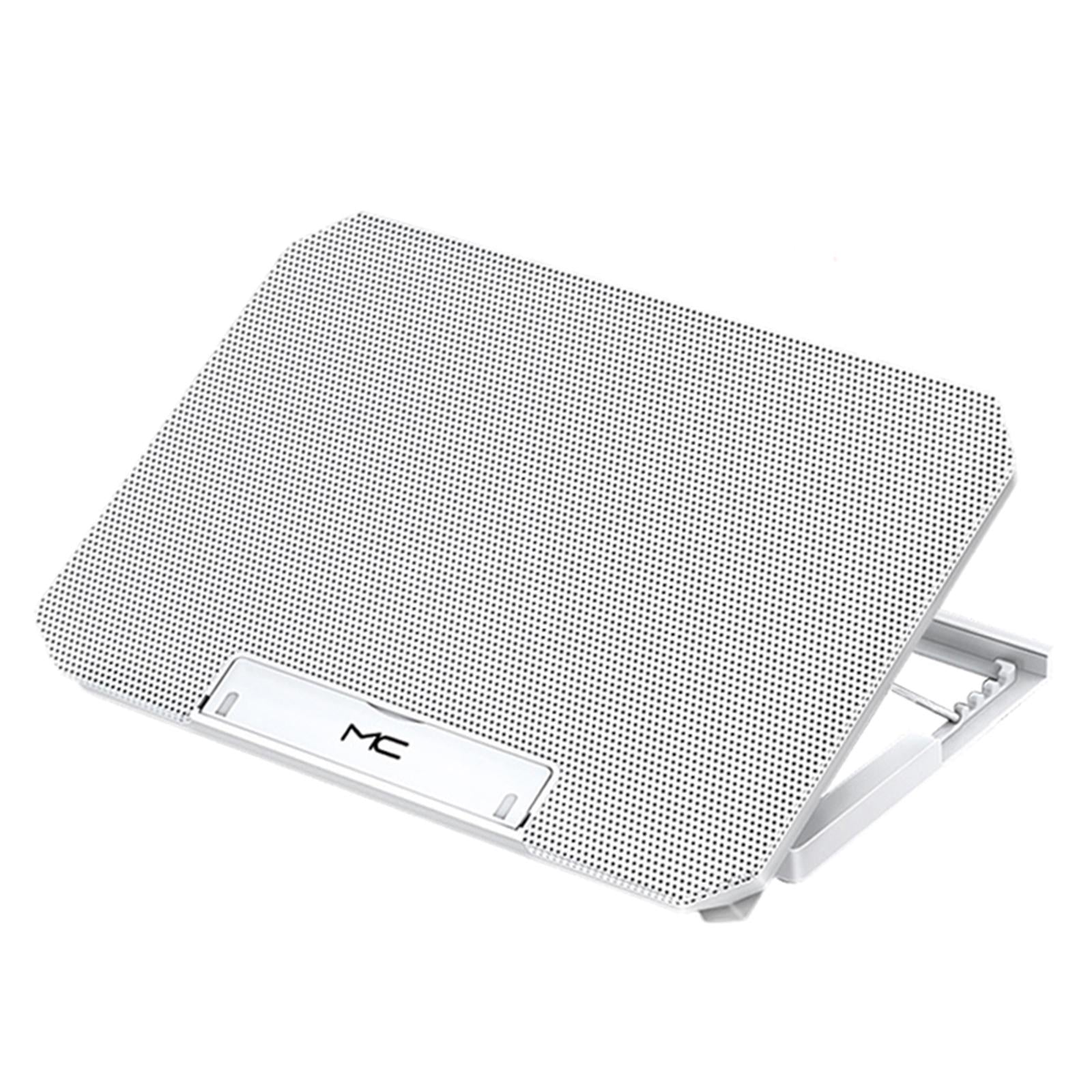 Laptop Cooler Cooling Pad 4 Adjustable Stand Radiator for Laptop PC White