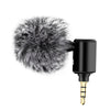 Condenser Microphone Phone Mic Plug and Play for iPhone Black 3.5mm