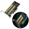 Durable PCIE to M2/M.2 Adapter for NVMe or SATA SSD Desktop PCI Express Slot