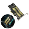 Durable PCIE to M2/M.2 Adapter for NVMe or SATA SSD Desktop PCI Express Slot