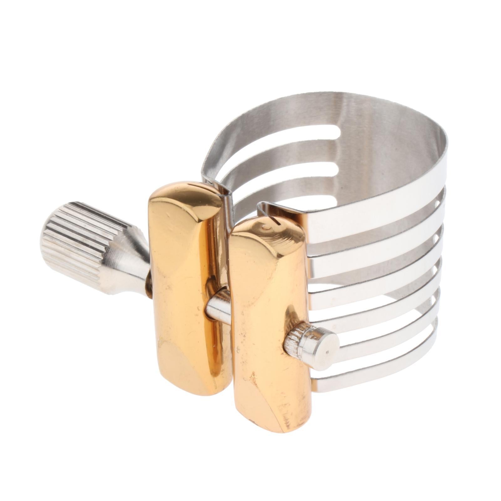 Saxophone Sax Metal Ligature for Plastic Ebonite Mouthpieces Alto