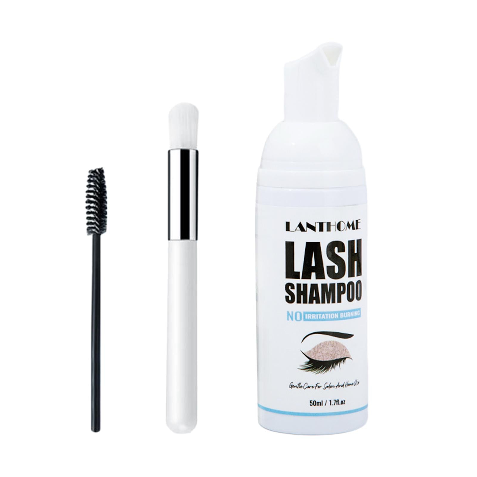 Eyelash Extension Shampoo 1.69fl.oz Lash Eyelid Foam Cleanser for Salon Home