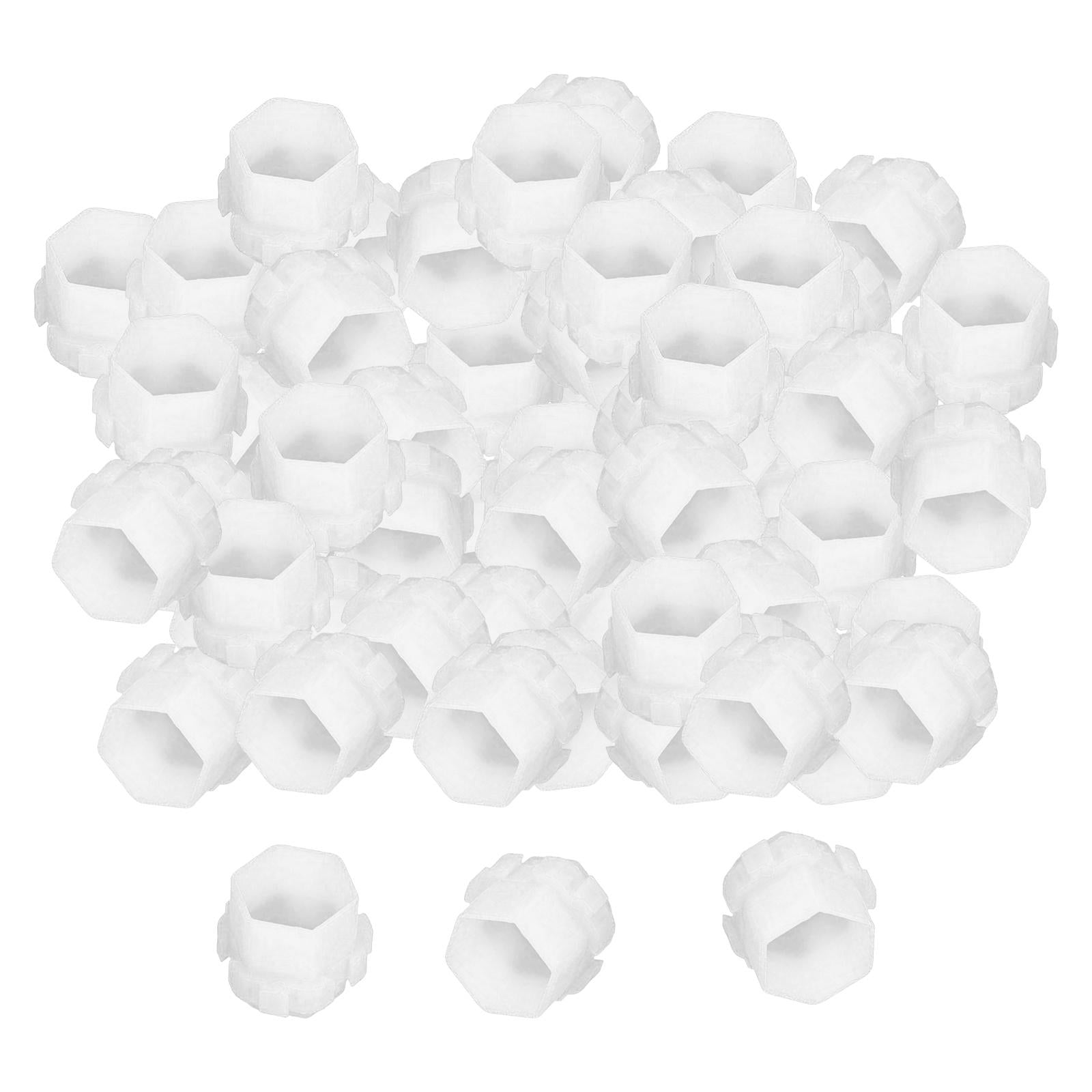 200Pcs Plastic Honeycomb Pigment Holder Tattoo Ink Cups White