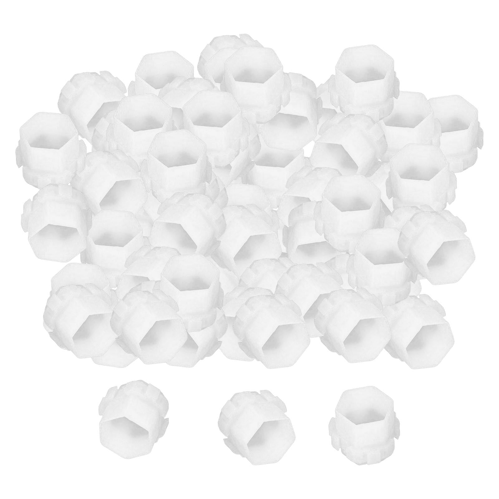 200Pcs Plastic Honeycomb Pigment Holder Tattoo Ink Cups White