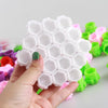 200Pcs Plastic Honeycomb Pigment Holder Tattoo Ink Cups White