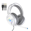 PSH-200 3.5mm Gaming Headset Headphone w/Mic for PC Laptop White