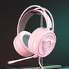 PSH-200 3.5mm Gaming Headset Headphone w/Mic for PC Laptop Pink