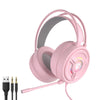 PSH-200 3.5mm Gaming Headset Headphone w/Mic for PC Laptop Pink