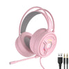 PSH-200 3.5mm Gaming Headset Headphone w/Mic for PC Laptop Pink