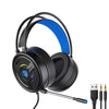 PSH-200 3.5mm Gaming Headset Headphone w/Mic for PC Laptop Black