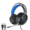 PSH-200 3.5mm Gaming Headset Headphone w/Mic for PC Laptop Black