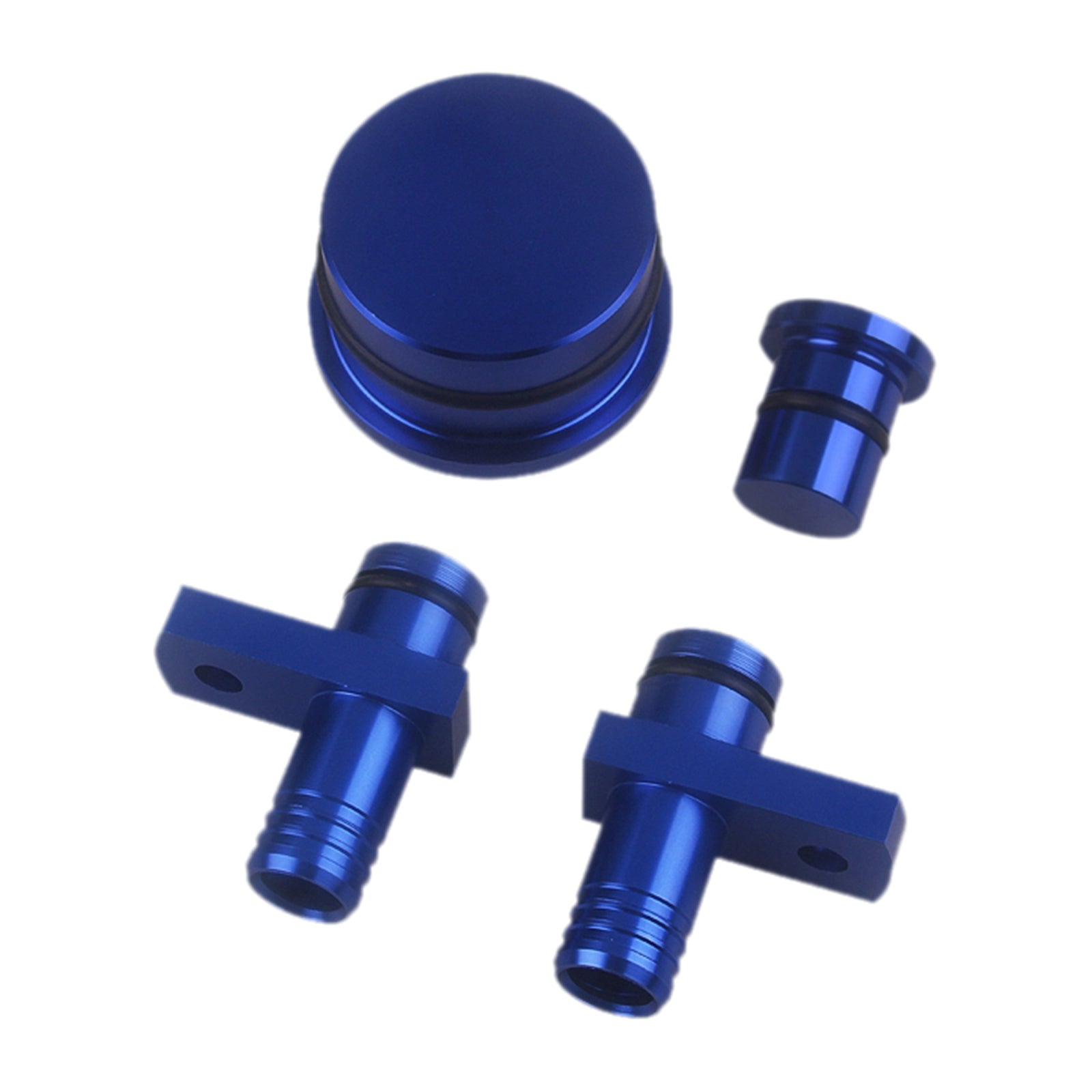 PCV Reroute Fitting For 2004.5-2010 LLY LBZ LMM 6.6L Rerouting Kit Accessory blue