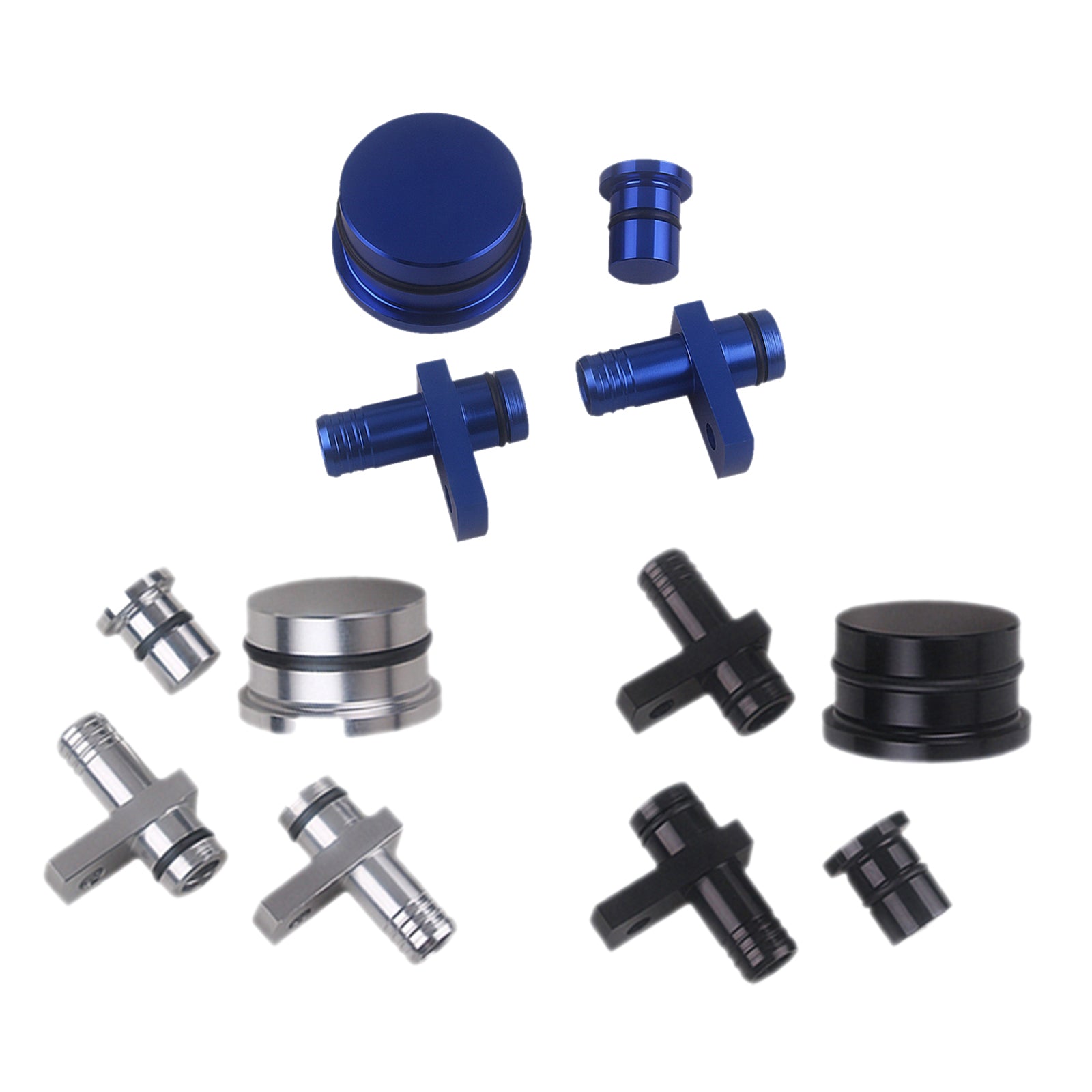 PCV Reroute Fitting For 2004.5-2010 LLY LBZ LMM 6.6L Rerouting Kit Accessory blue