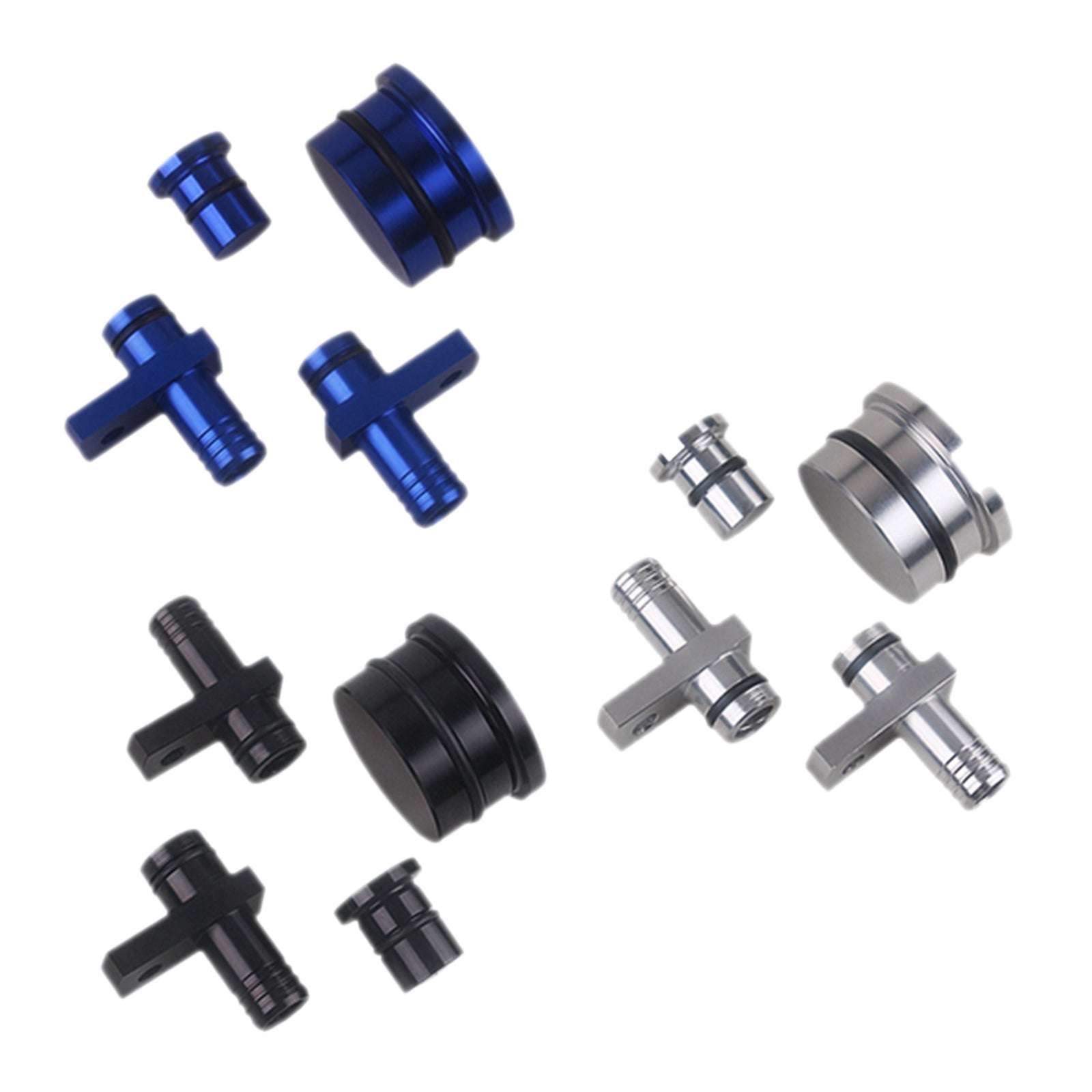 PCV Reroute Fitting For 2004.5-2010 LLY LBZ LMM 6.6L Rerouting Kit Accessory blue