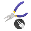 2-9 mm Wire Looping Forming 6 in 1 Pliers Bail Making Shaping Jump Ring