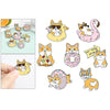 1Set Novelty Brooch Pins Clips Cardigan Cartoon Puppy Style for Women Girls