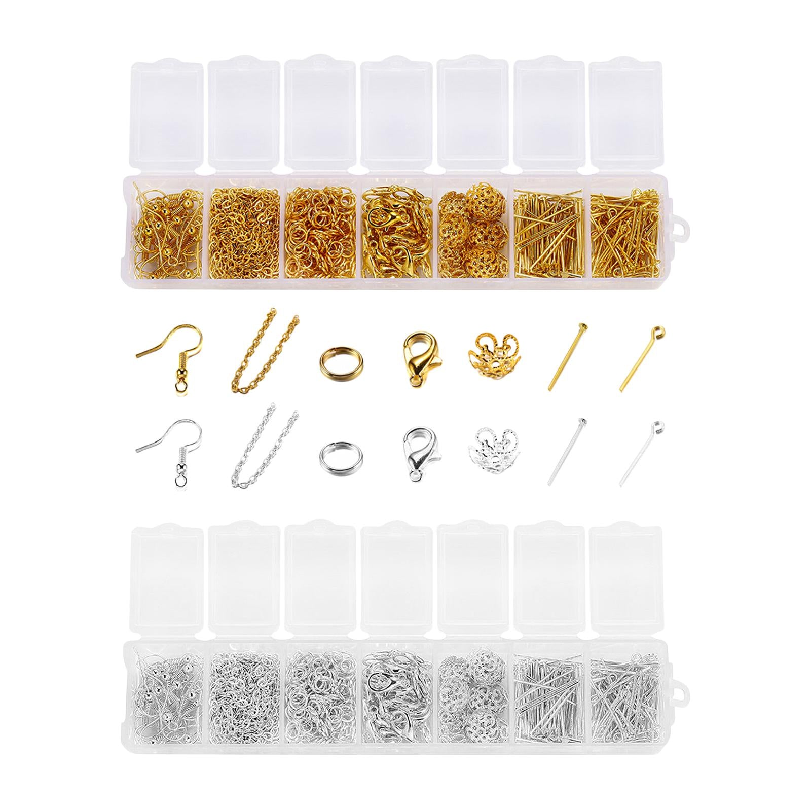 420pcs Earring Hooks for Jewelry Making Tools Earring Clasp Findings Golden