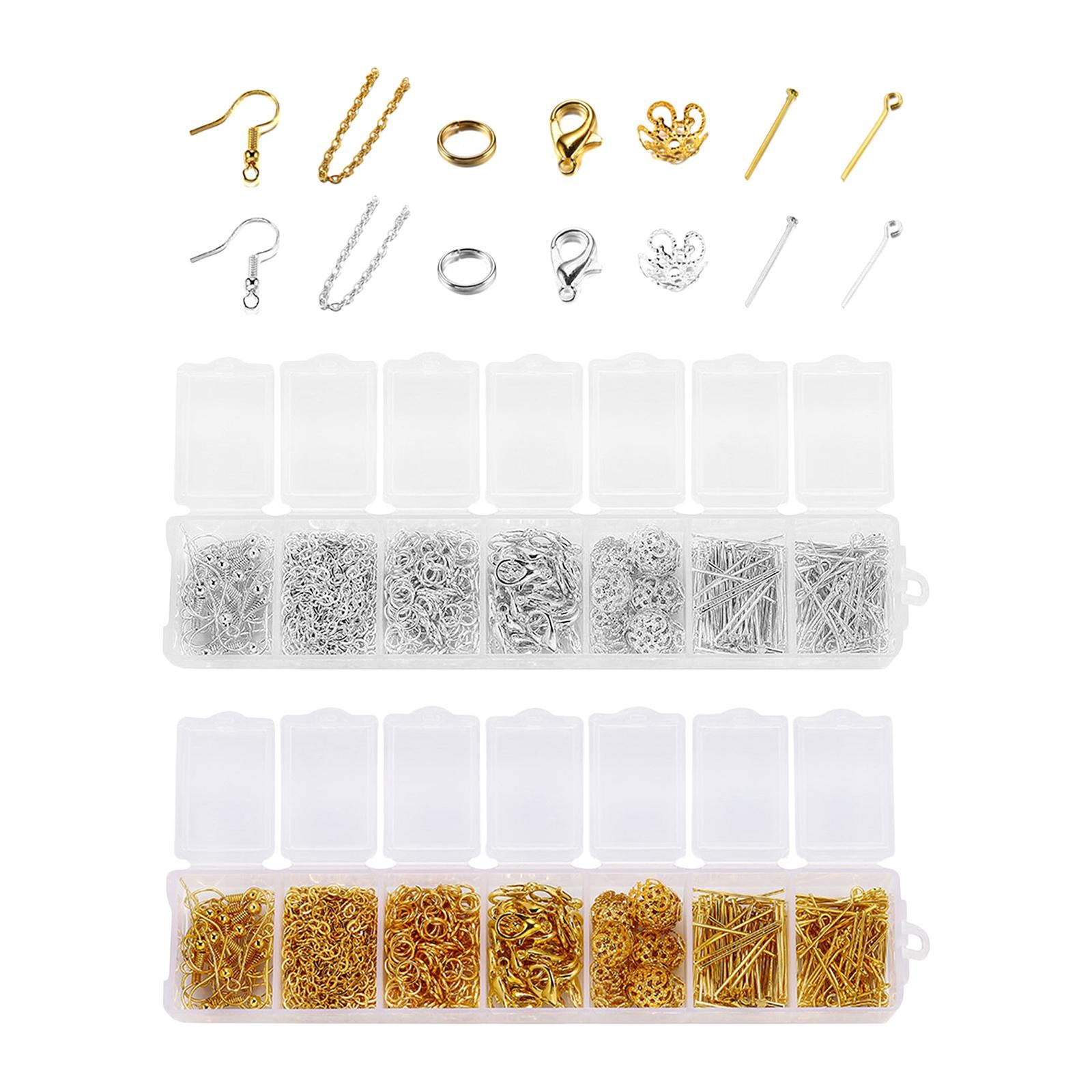 420pcs Earring Hooks for Jewelry Making Tools Earring Clasp Findings Golden