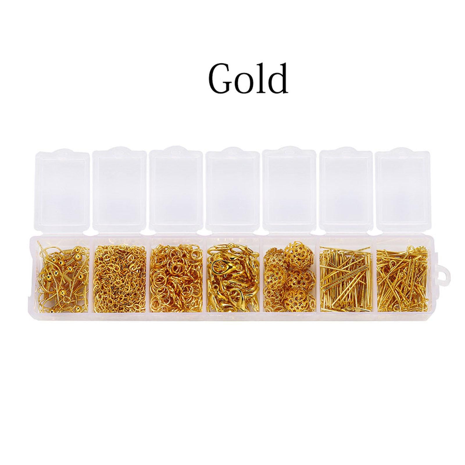 420pcs Earring Hooks for Jewelry Making Tools Earring Clasp Findings Golden