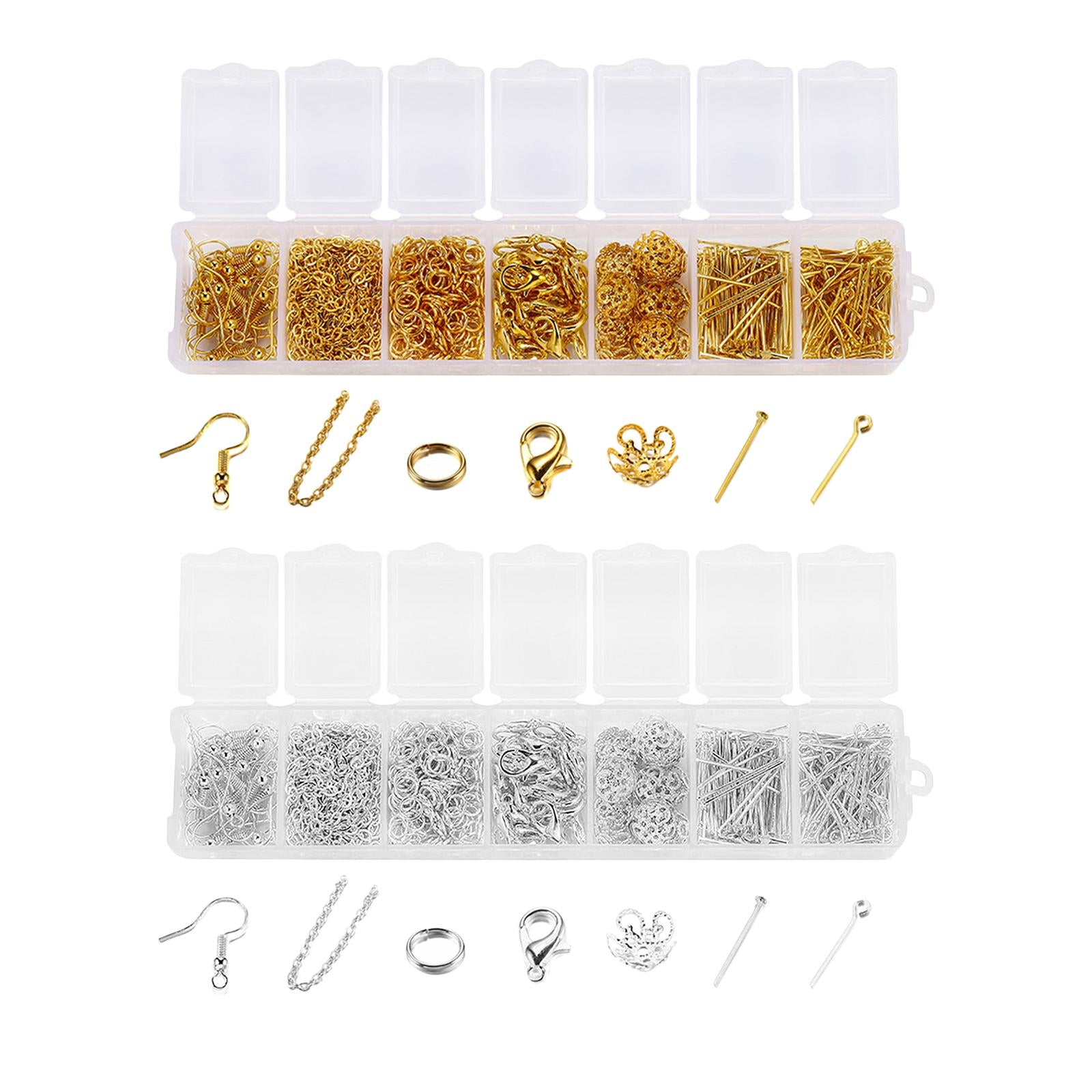 420pcs Earring Hooks for Jewelry Making Tools Earring Clasp Findings Golden