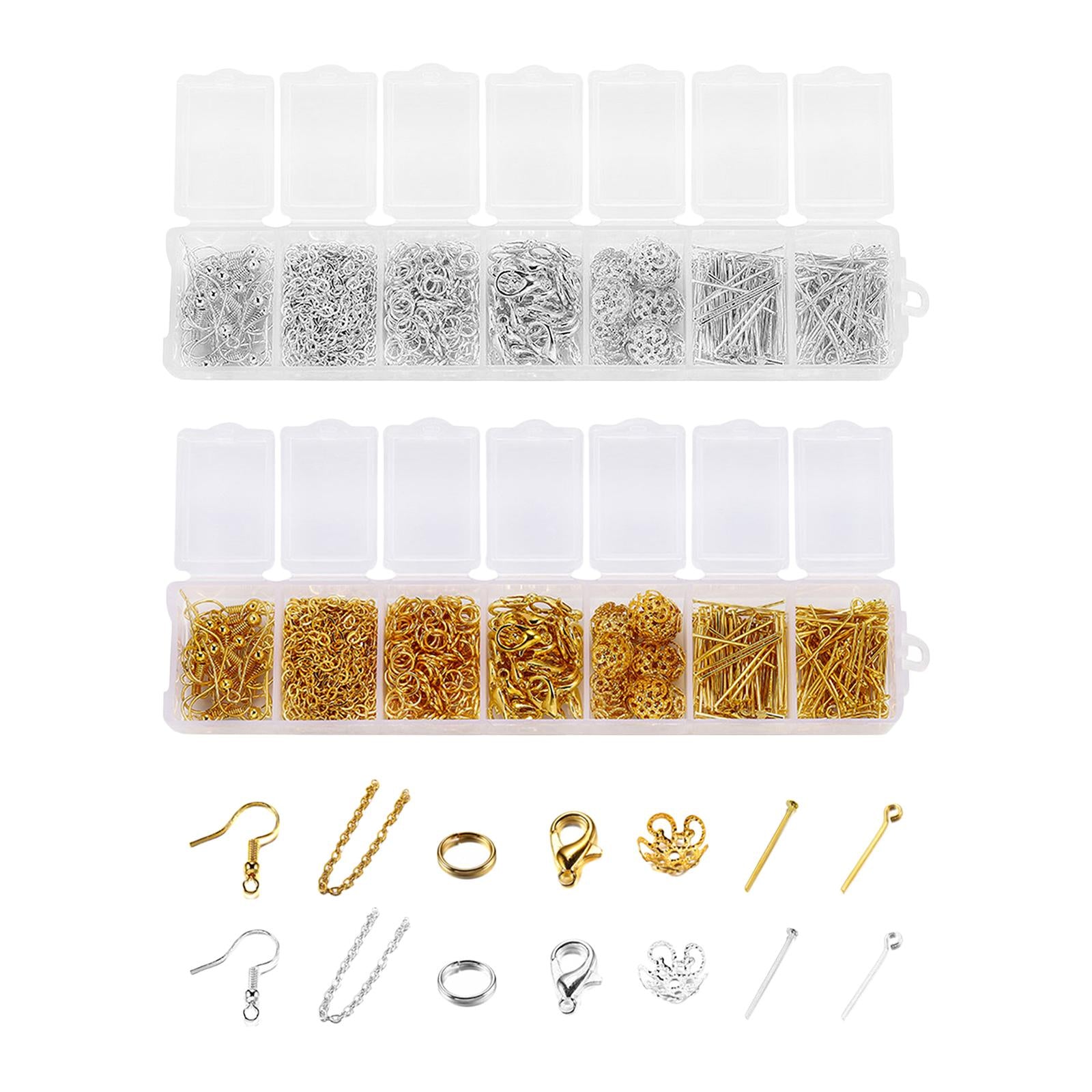 420pcs Earring Hooks for Jewelry Making Tools Earring Clasp Findings Golden