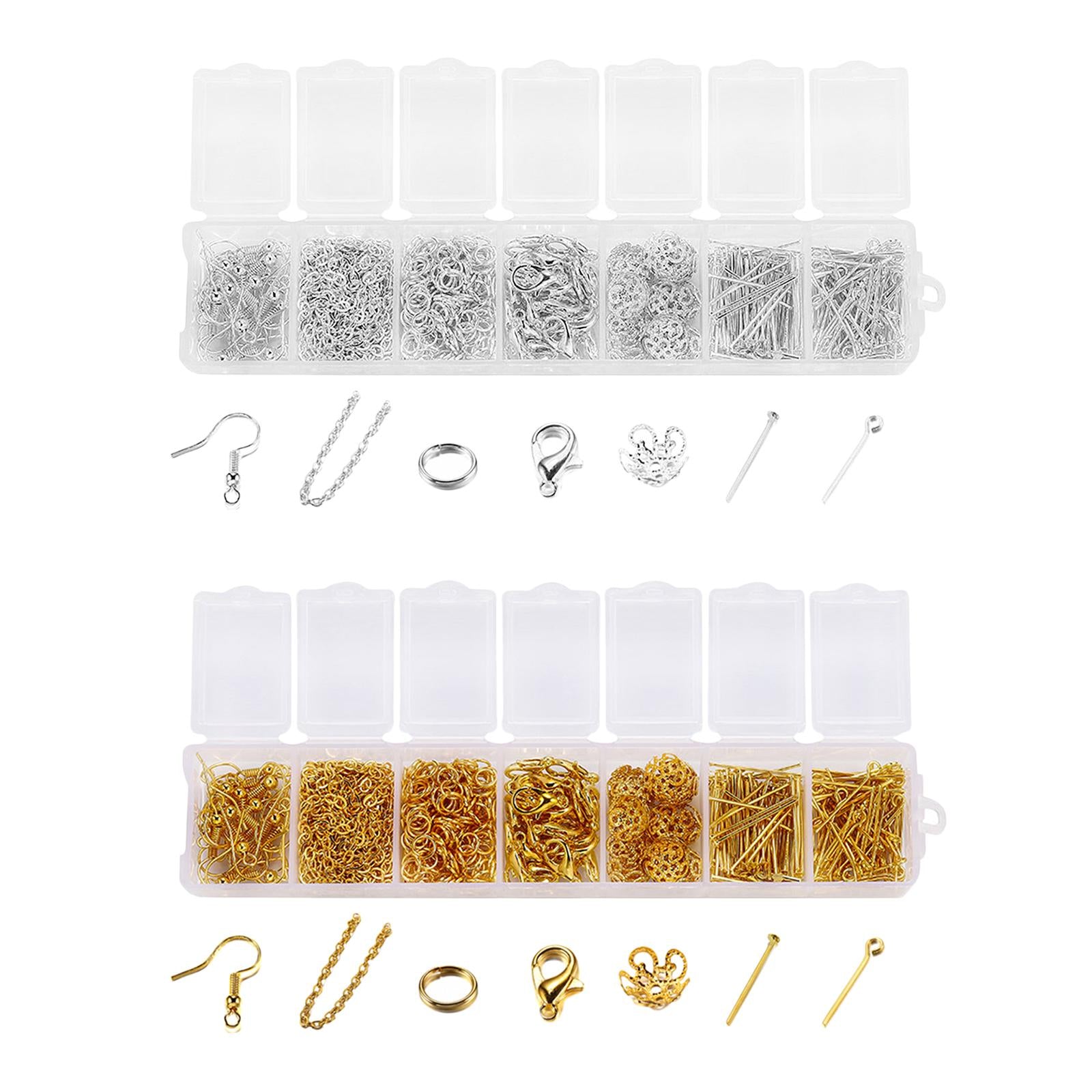 420pcs Earring Hooks for Jewelry Making Tools Earring Clasp Findings Golden