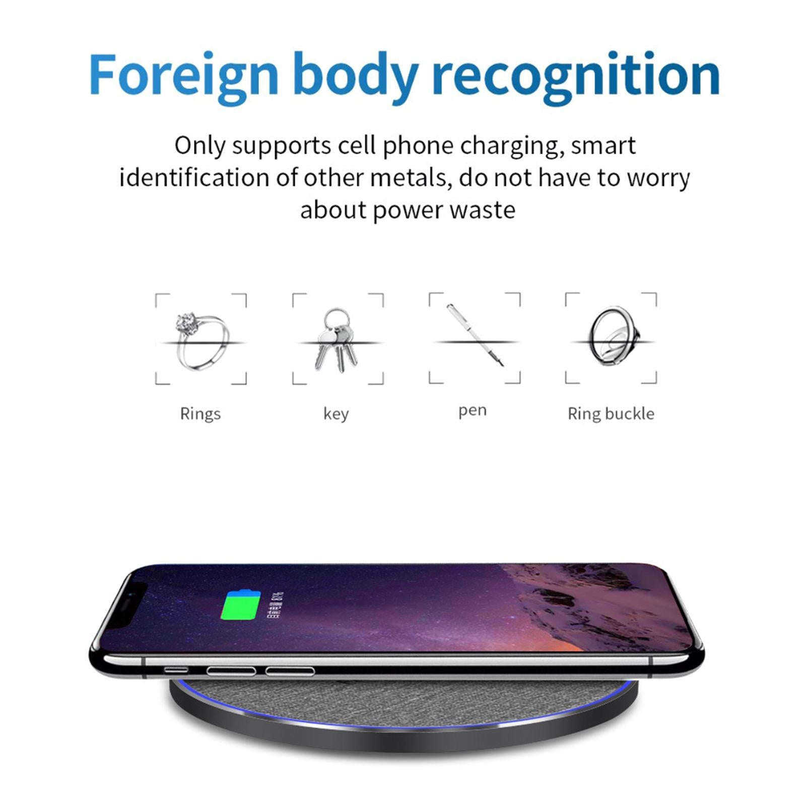 15W Wireless Fast Charger Stand Pad For Samsung Galaxy S20 S20+ S20Ultra S10