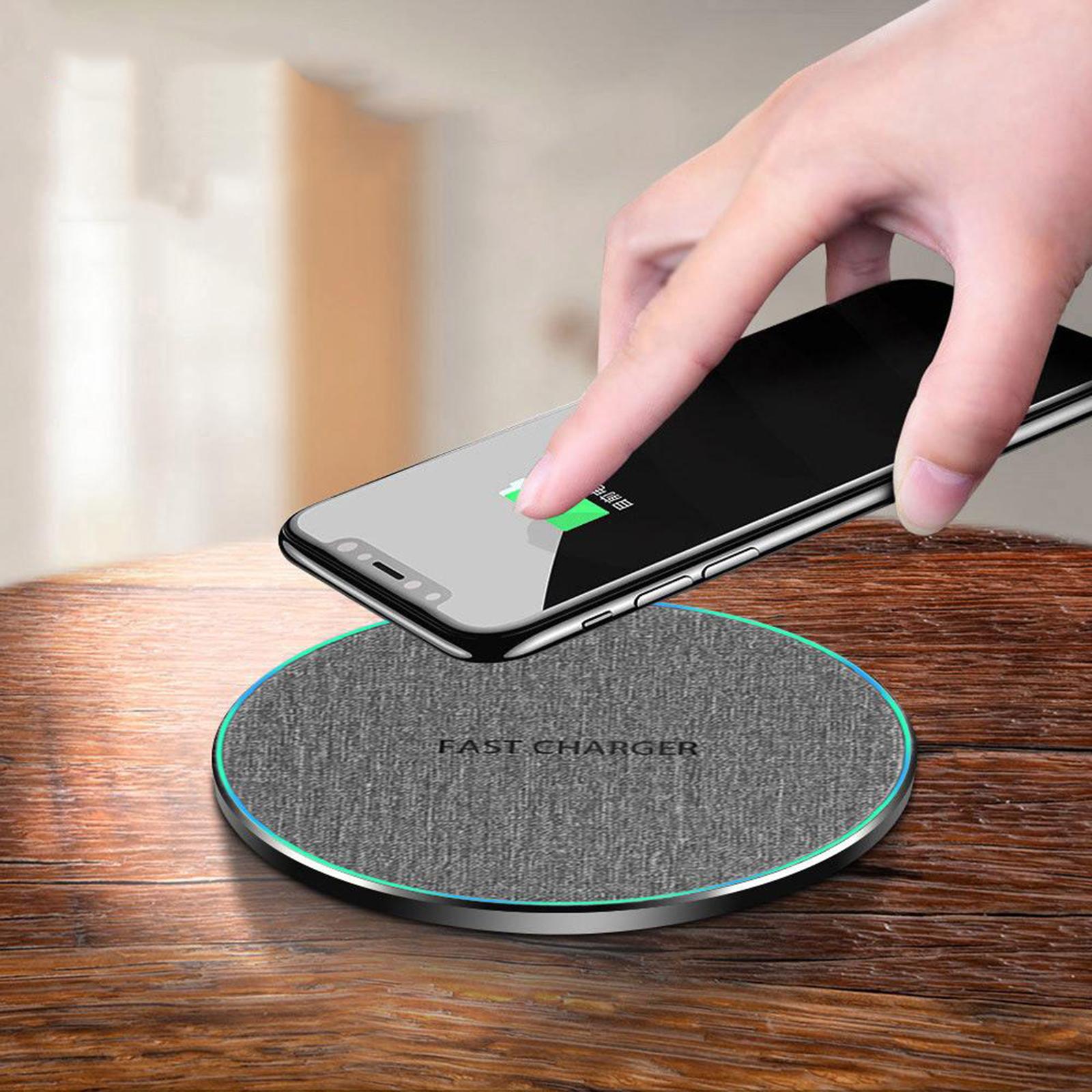 15W Wireless Fast Charger Stand Pad For Samsung Galaxy S20 S20+ S20Ultra S10