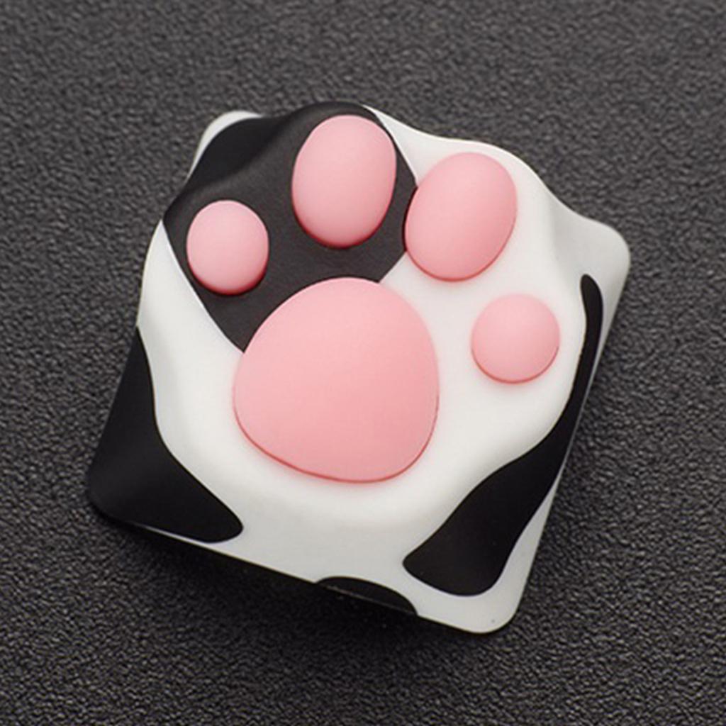 Silicone Cat Paw Mechanical Keyboard Keycap for Cherry MX Premium Cow