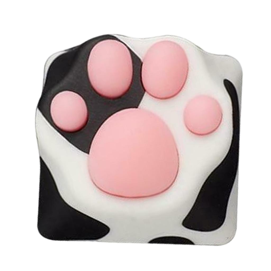 Silicone Cat Paw Mechanical Keyboard Keycap for Cherry MX Premium Cow