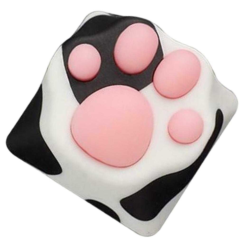 Silicone Cat Paw Mechanical Keyboard Keycap for Cherry MX Premium Cow