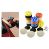 19/22/25pcs Car Polishing Pads Kit 3in with Adapter 2 in 1 for Polishing E